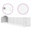 vidaXL Perrera de exterior con toldo acero galvanizado plata 2x2x2,5 m, , large indicador imagen numero 11